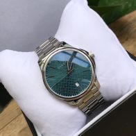 グッチ腕時計メルカリコピー 防水 ウォッチ 紳士  Gタイムレス スチールバンド ブルー