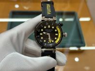 超低価格 ルイヴィトン 腕時計 価格N級品 ゴムバンド ウォッチ 運動 防水 シンプル 品質保証 ブラック