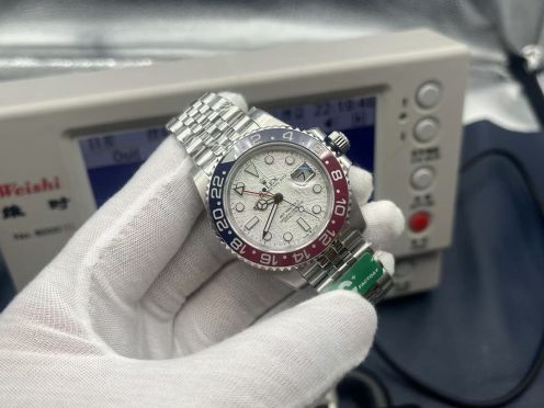 ROLEX gmt マスター 2 買取 相場激安通販 ウォッチ 夜光 防水 スチールバンド 上質 メンズ ホワイト