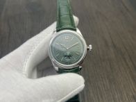 Rolex 1908 お勧め品 オイスター パーペチュアル デイト激安通販 ウォッチ 腕時計 防水 シンプル レザー グリーン