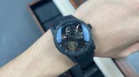 ロジェ デュブイ エクスカリバー 価格スーパーコピー  紳士 トゥールビヨン 夜光 ウォッチ 防水 ブラック