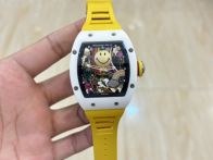 時計 リシャール・ミルスーパーコピー 腕時計 防水 トゥールビヨン RM 88 イエロー