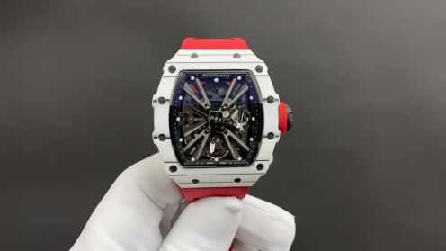 リシャールミル レディース フルダイヤスーパーコピー RM12-01 ウォッチ 腕時計 トゥールビヨン レッド