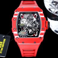 リシャール アップルウォッチスーパーコピー ゴムバンド RM 35-02 防水 上質品 ウォッチ 腕時計 青春風 レッド