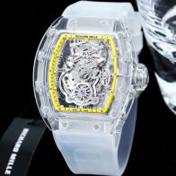 リシャールミルみたいな時計偽物 RM56-01 ウォッチ 腕時計 トゥールビヨン 防水 透明ケース 多色可選