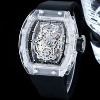 リシャール ミル なぜ高いスーパーコピー RM56-01 ウォッチ 腕時計 トゥールビヨン 防水 透明ケース ブラック