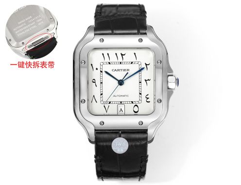 魅力的なサントス ドゥ カルティエ lm 激安通販 腕時計 ウォッチ 防水 ファッション 多色可選