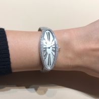 お洒落！カルティエ ベニュワール ウォッチコピー 腕時計 ウォッチ 優雅レディ ダイヤ飾り シルバー