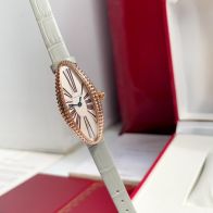 カルティエ ベニュワール 値上げスーパーコピー 腕時計 ウォッチ 優雅レディ ダイヤ飾り スチールバンド グレー