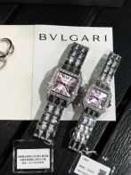 サントス ドゥ カルティエ 一生もの偽物 腕時計 ウォッチ 防水 スチールバンド ピンク