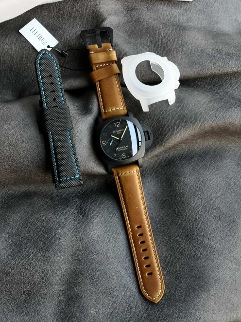 パネライ 軽量コピー ルミノール PAM01441 ウォッチ 夜光 防水 ファッション ブラック