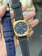 びっくりした価格 パネライ時計偽物 メンズ ウォッチ 夜光 腕時計 サブマーシブル  防水 ブルー