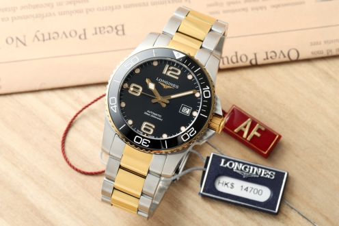 ロンジン 時計偽物 防水 ウォッチ 腕時計 スチールバンド ビジネス 通勤 ブラック