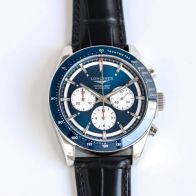 目を引く存在感 時計 longines偽物 ハイドロコンケスト 腕時計 防水 ウォッチ スチールバンド ブルー