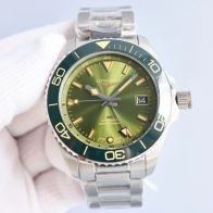 ロンジン 時計 メンズスーパーコピー ビジネス 防水 ウォッチ 腕時計 スチールバンド 通勤 グリーン