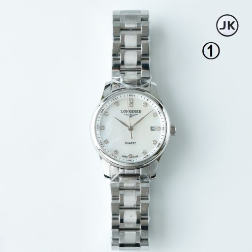 longines 時計 価格偽物 ビジネス 通勤 マスター 優雅 薄い ウォッチ スチールバンド ホワイト