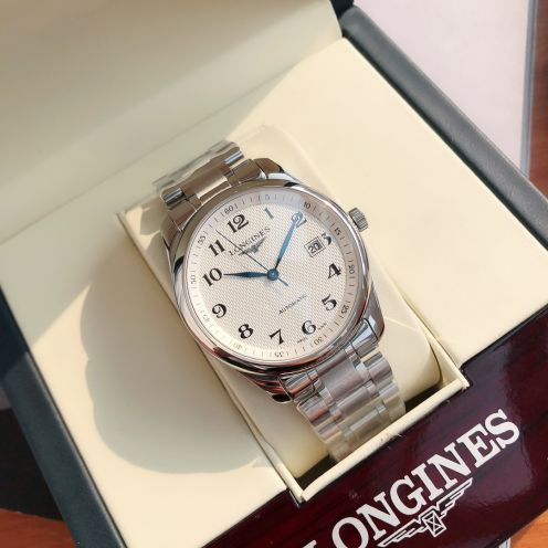 魅力的なlongines 腕時計コピー マスター ウォッチ ビジネス 紳士 シルバーケース ホワイト 