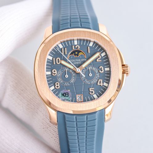 今季のおすすめ patek philippe 時計偽物 アクアノート  5261R-001 腕時計 ウォッチ ブルー