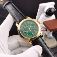 人気新作 パテック フィリップ 正規 店偽物 ウォッチ 防水 コンプリケーション 腕時計 本革 レザー グリーン