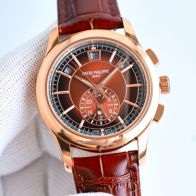 パテック フィリップ 価格偽物 ウォッチ 防水 コンプリケーション 腕時計 本革 レザー R33 レッド