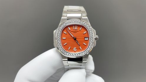 パテックフィリップ ノーチラス 金スーパーコピー ノーチラス 腕時計 ウォッチ ダイヤ飾り 多色可選