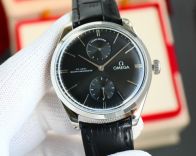 OMEGA デ ヴィル コーアクシャルコピー シンプル 防水 腕時計 ハンサム レザー ブラック