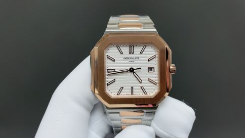 パテックフィリップ安いスーパーコピー腕時計 キュビトゥス 紳士 ウォッチ ゴールドケース