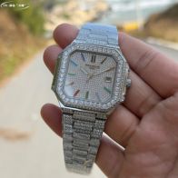 お手頃価格でパテックフィリップ 魅力激安通販 ダイヤ飾り キュビトゥス 紳士 ホワイト