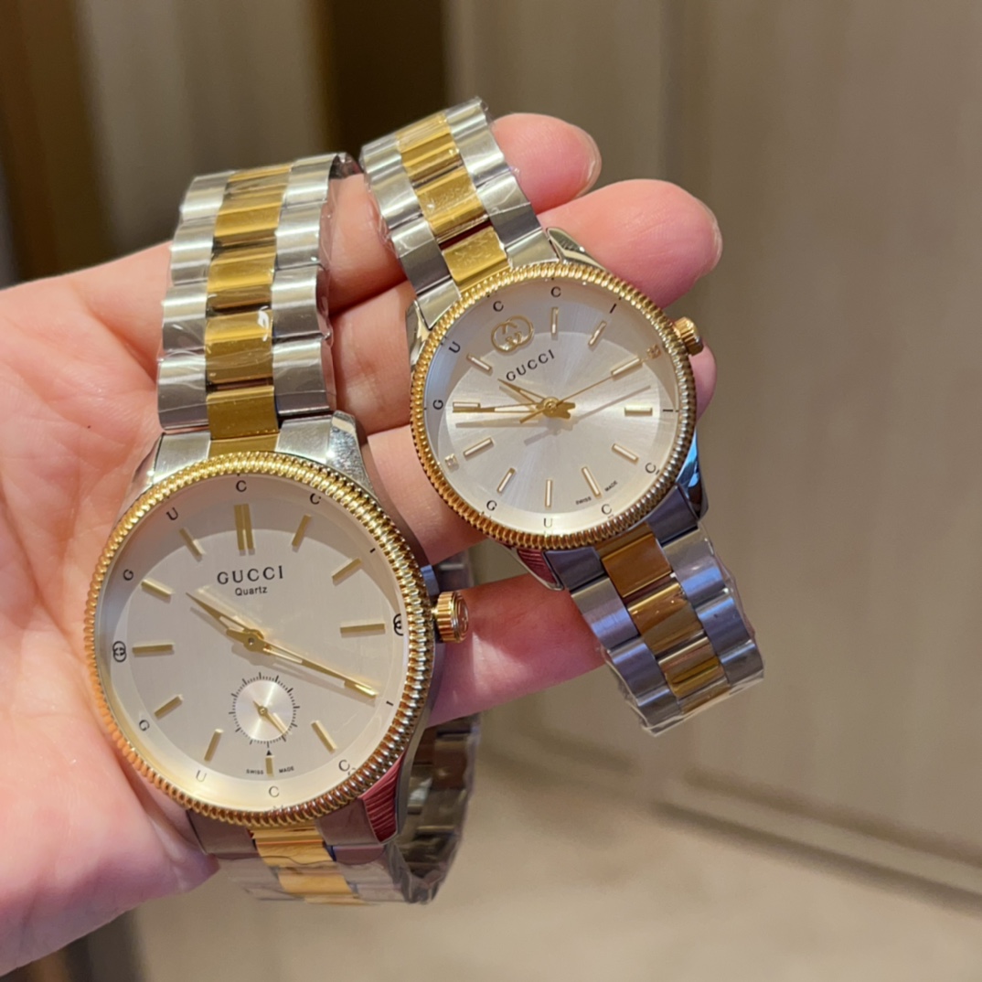 グッチ 時計 チェーン偽物 G-TIMELESSシリーズ 通勤 夜光 カップル 品質保証 優雅 レディース ゴールドケース_6