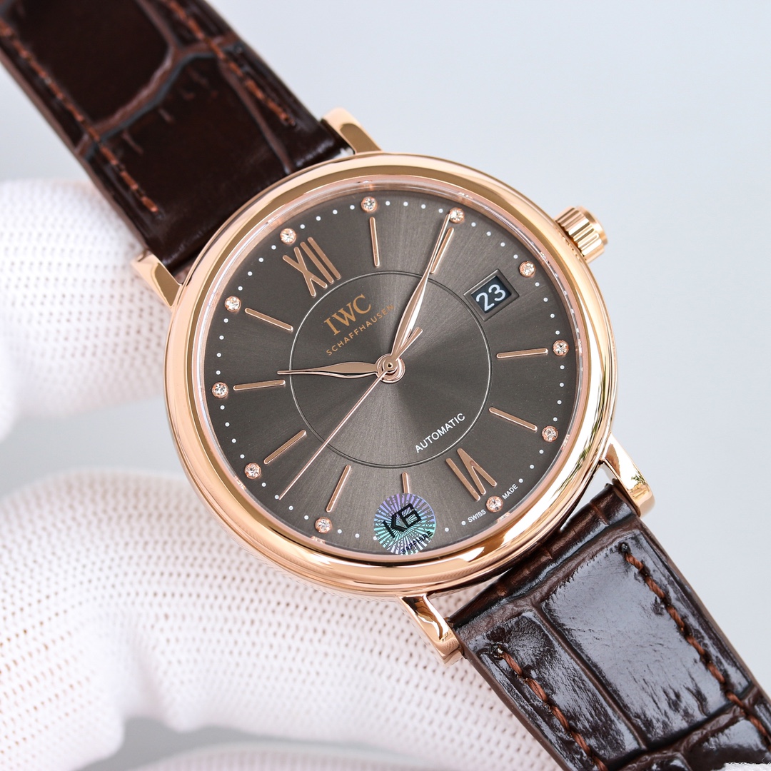 IWCポルトギーゼ オートマティックコピー うで時計 防水 ダイヤモンド飾り 高品質 大人気 多色可選_6