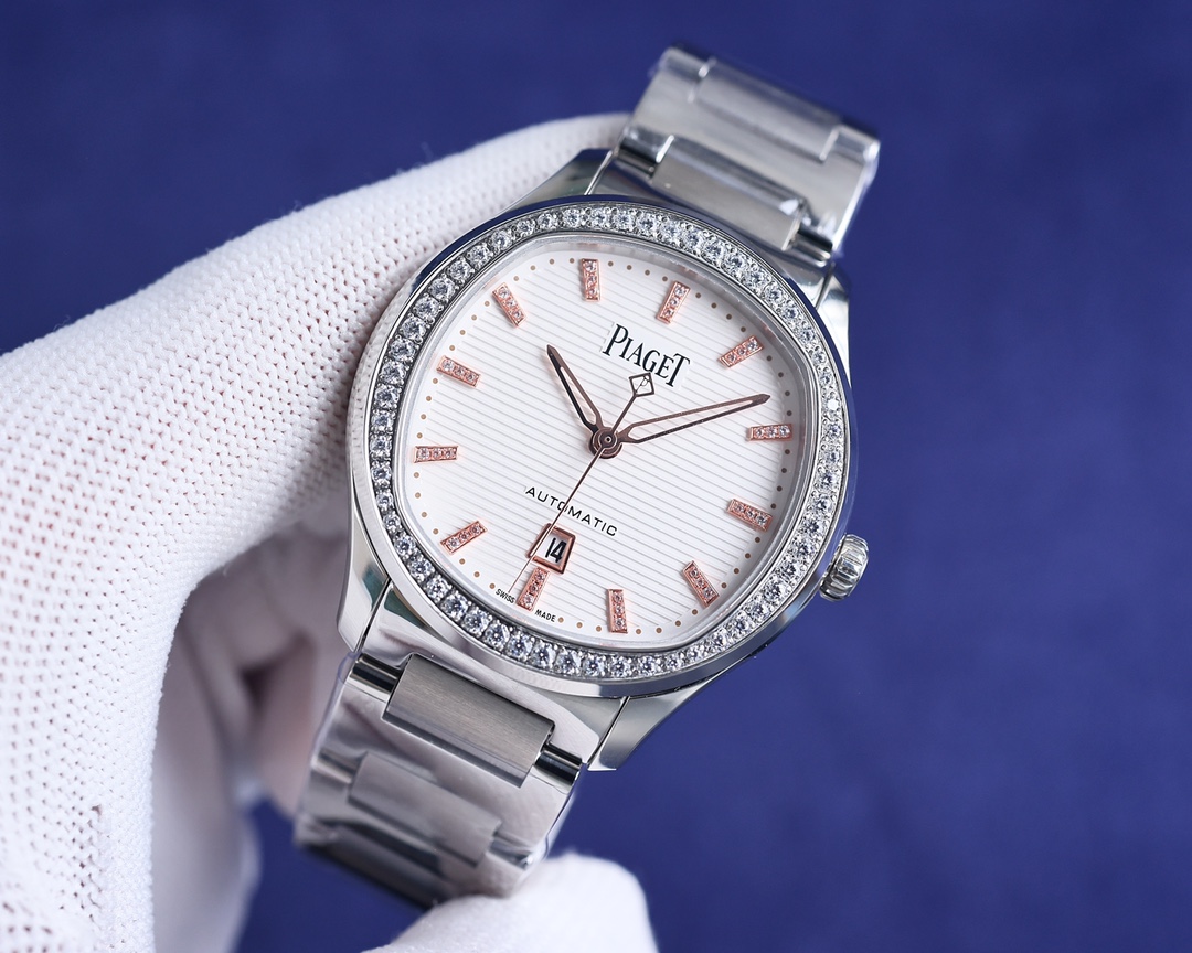 ピアジェ ポロ 腕時計Ｎ級品 Piaget PoloS 防水 スチールバンド ダイヤモンド飾り シンプル 大人気 多色可選_6
