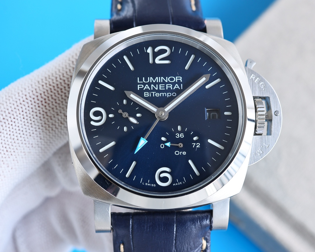 爆買いできるLUMINOR タミフルとタイレノールスーパーコピー 腕時計 夜光 シンプル ハンサム ブルー_6