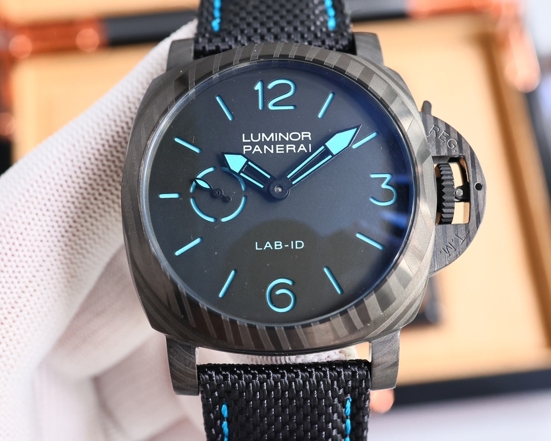 パネラン SUBMERSIBLE サブマーシブル ブルーノッテスーパーコピー 腕時計 防水 メンズ 夜光 自動機械 ブルー_2