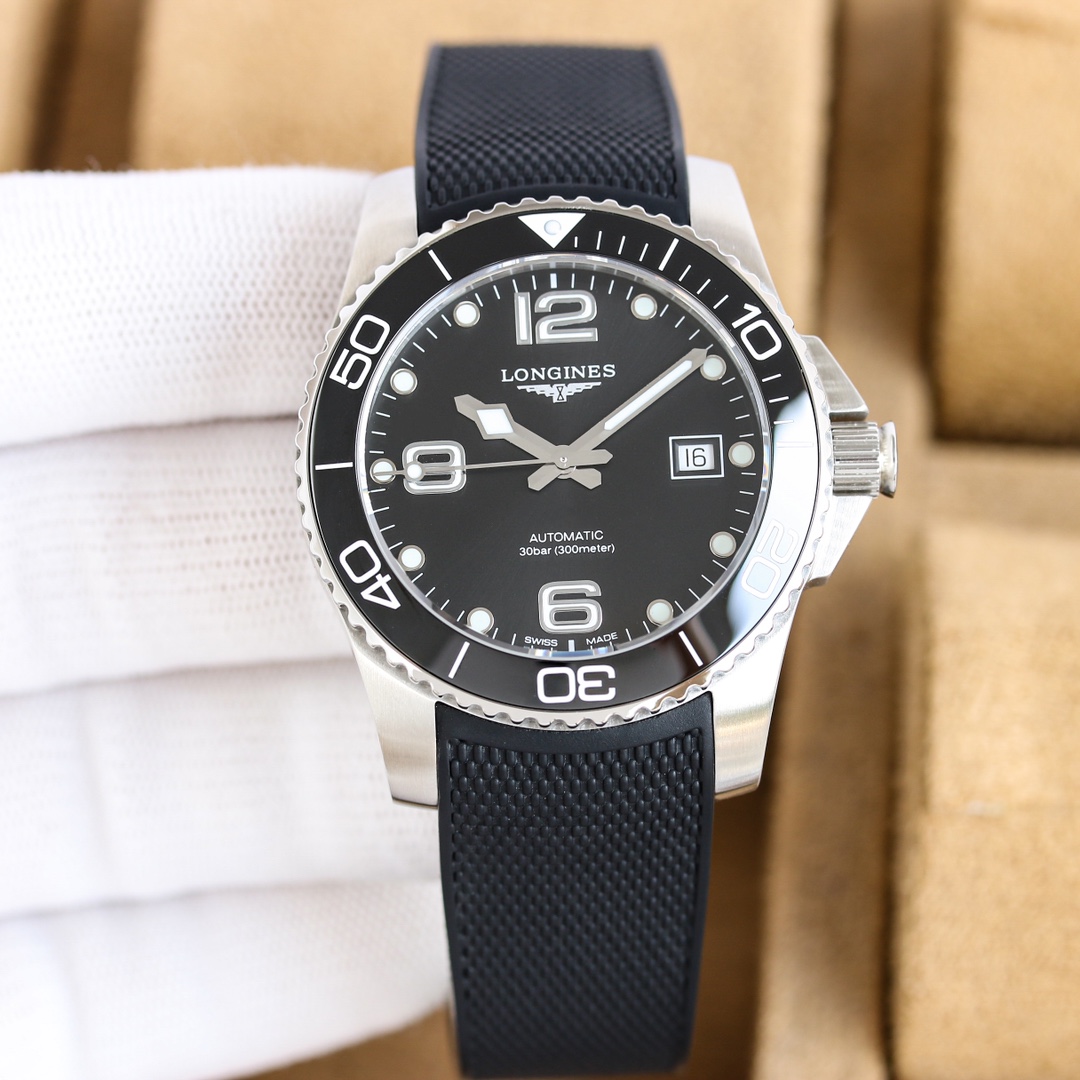 今季のおすすめ longines 腕時計コピー 防水 ハイドロコンケスト ウォッチ ゴムバンド 高品質 シンプル 多色可選_2