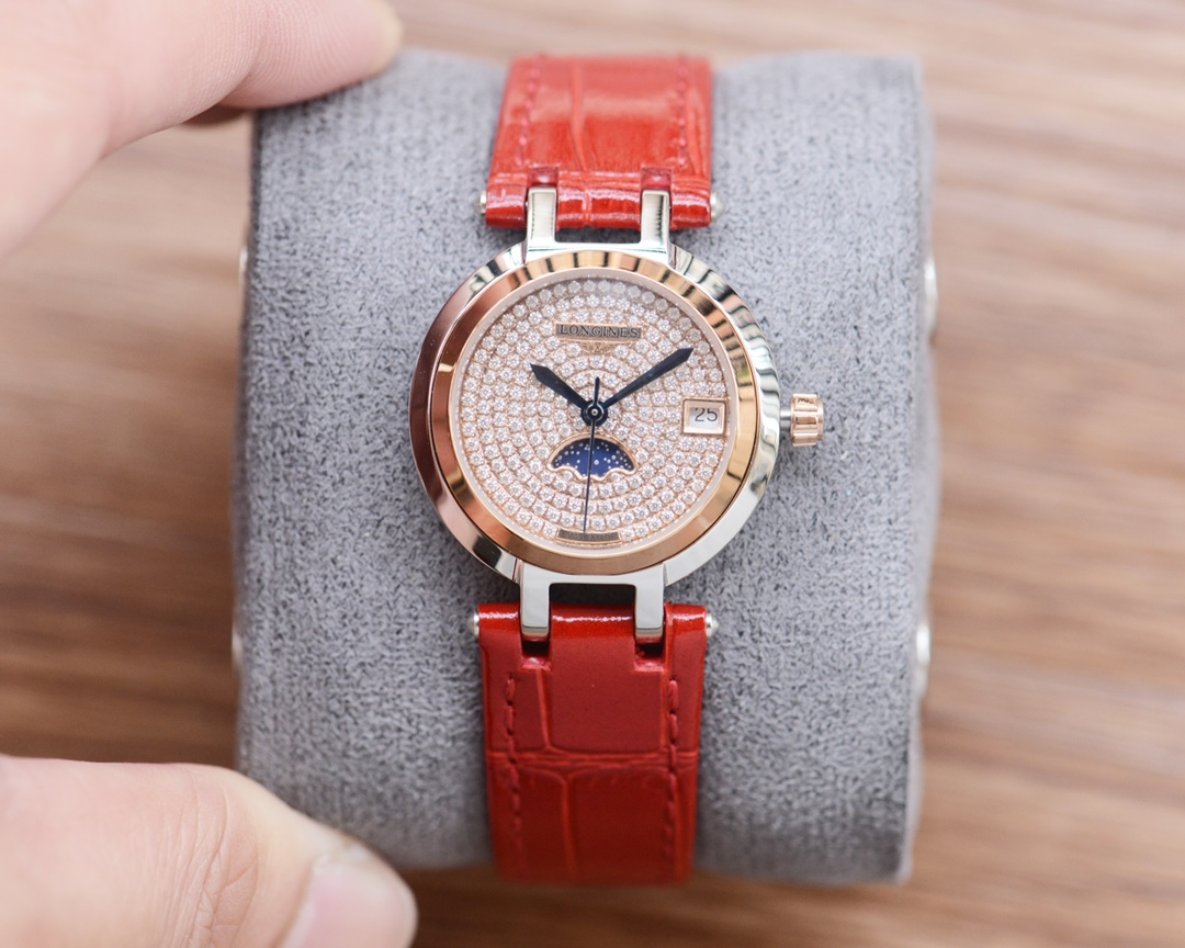 longines 時計 価格偽物 ウォッチ 腕時計 ドルチェヴィータ 優雅 本革 多色可選_6