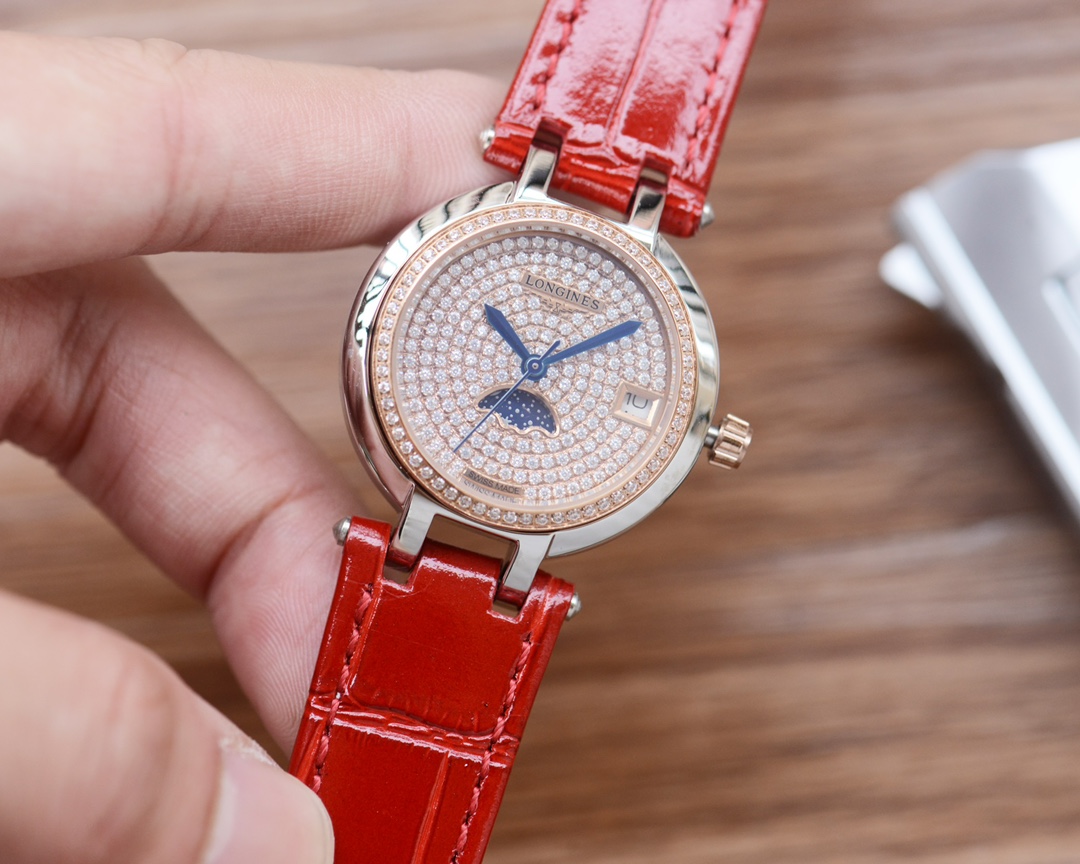 longines 時計 価格偽物 ウォッチ 腕時計 ドルチェヴィータ 優雅 本革 多色可選_8