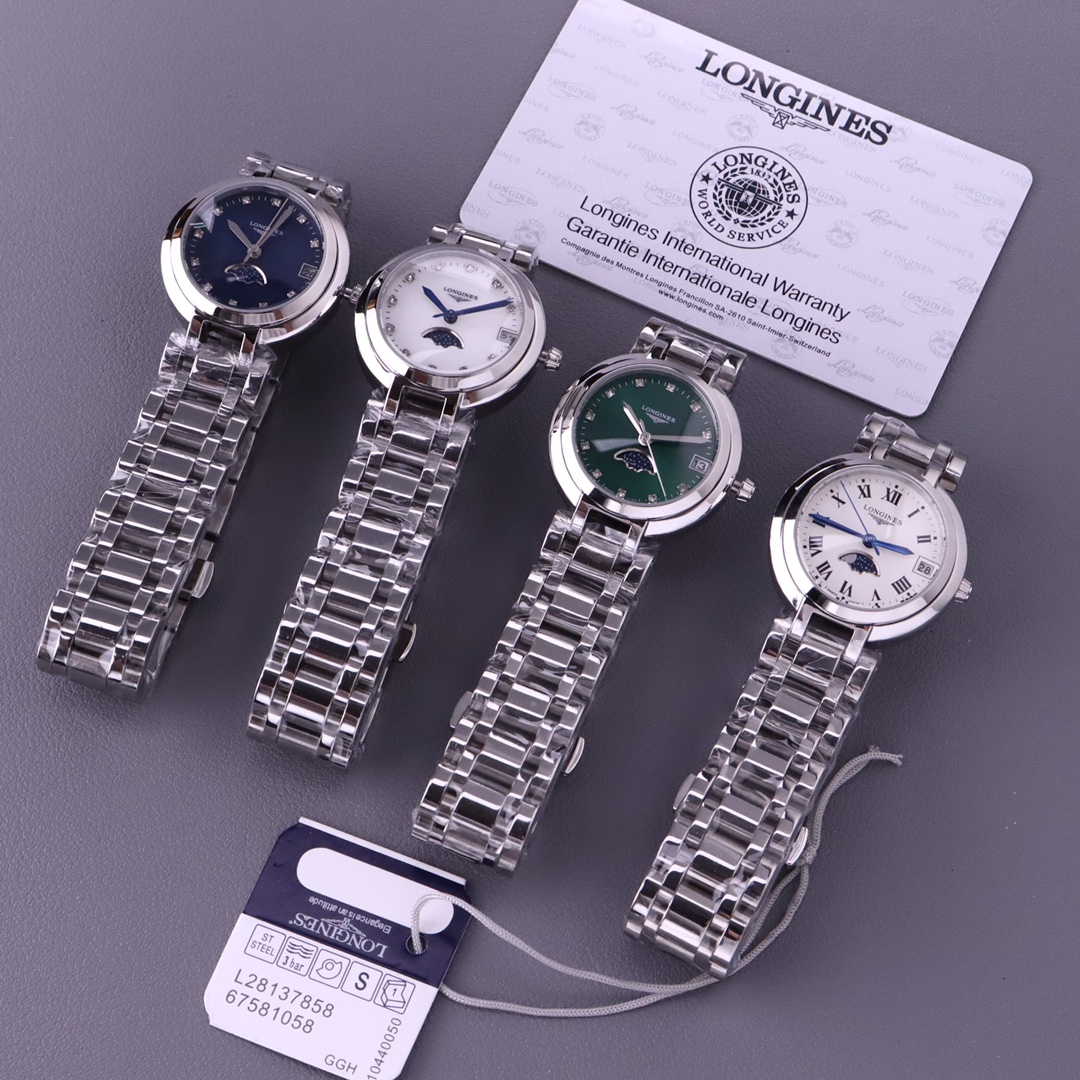 特別価格 longines 時計スーパーコピー ウォッチ ドルチェヴィータ 優雅 カジュアル 腕時計 レディ グリーン_9