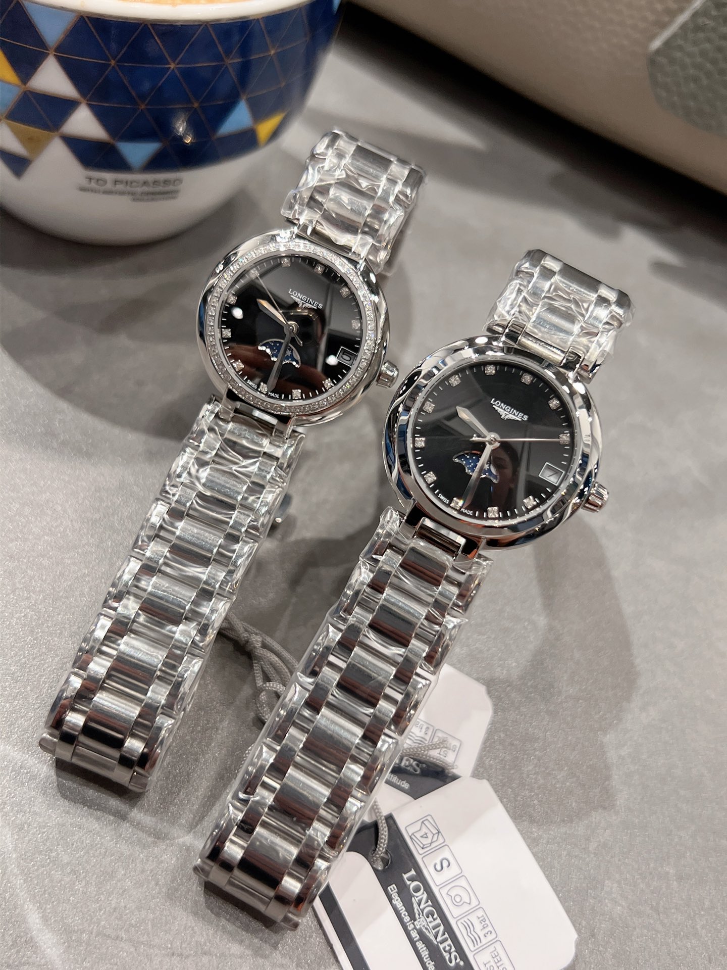 大販売 レディ ロンジン 時計N級品 ウォッチ ドルチェヴィータ 優雅 カジュアル シンプル 高級感 ブラック_2
