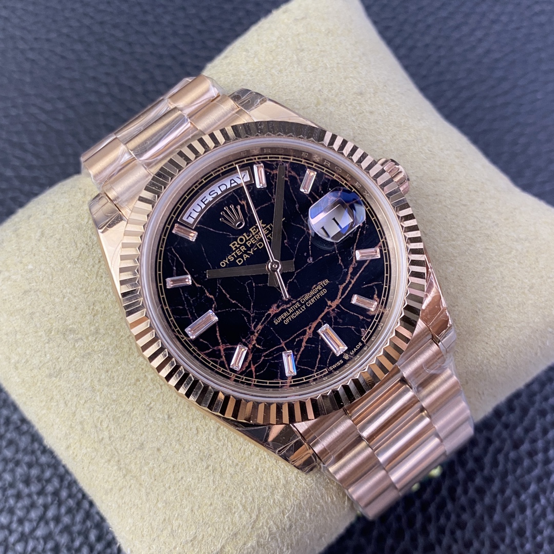 rolex デイトジャスト偽物 腕時計 ウォッチ スチールバンド 上質 ハンサム ブラック_2