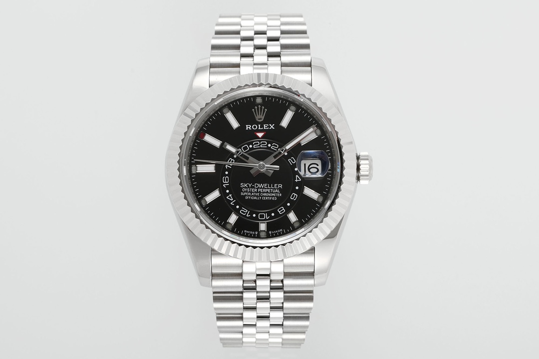 定番人気 ロレックス売るスーパーコピー Sky-Dweller スカイドゥエラー 腕時計 ウォッチ 防水 メンズ ブラック_1