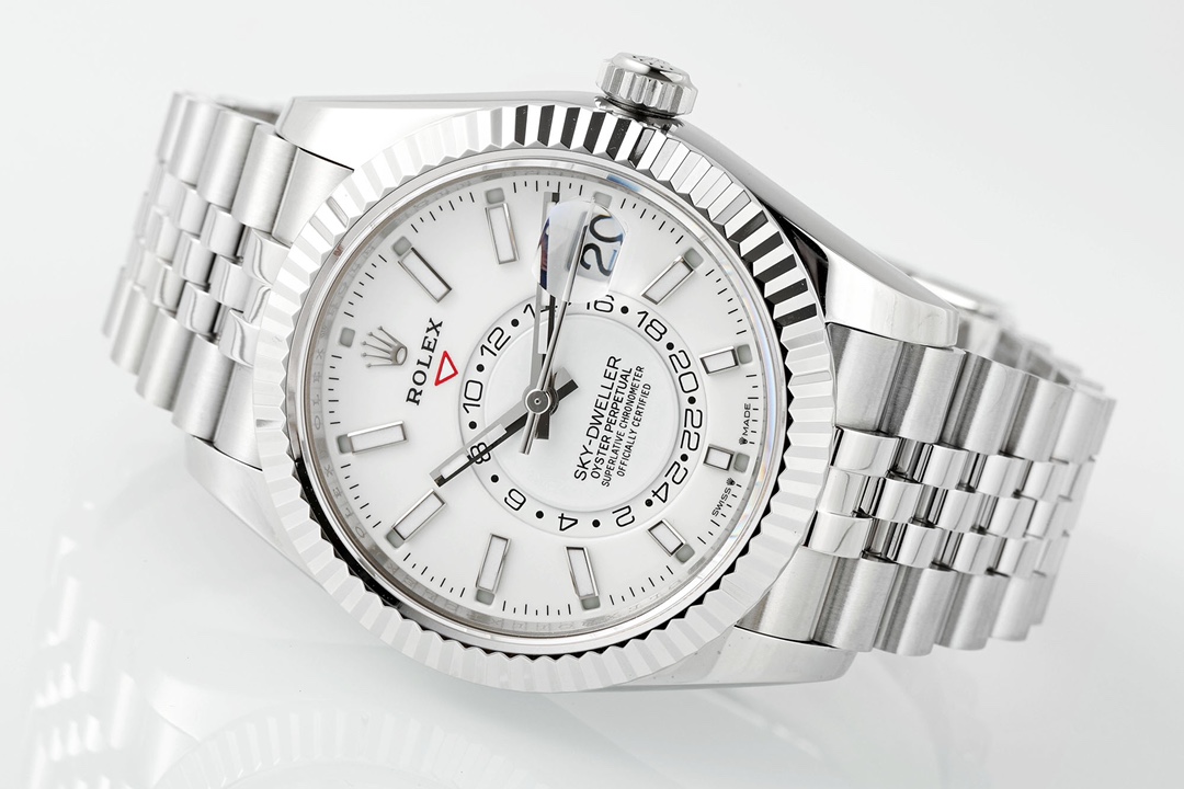 期間限定品 腕時計 ロレックス風偽物 Sky-Dweller スカイドゥエラー ウォッチ 防水 メンズ ホワイト_6