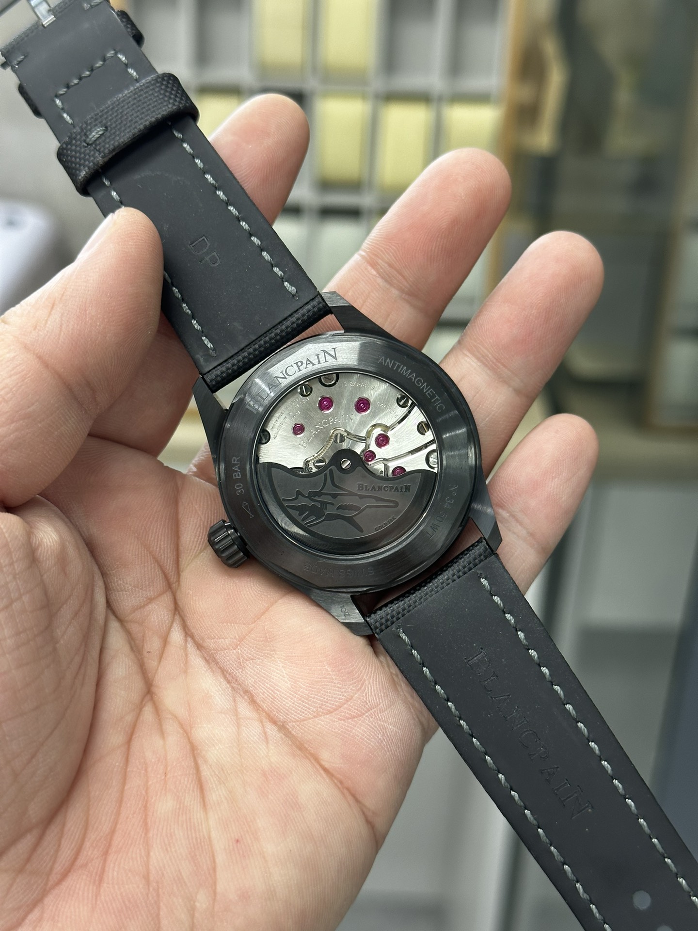 ブランパン フィフティファゾムス 歴史スーパーコピー ウォッチ 腕時計 上質商品 グリーン_6