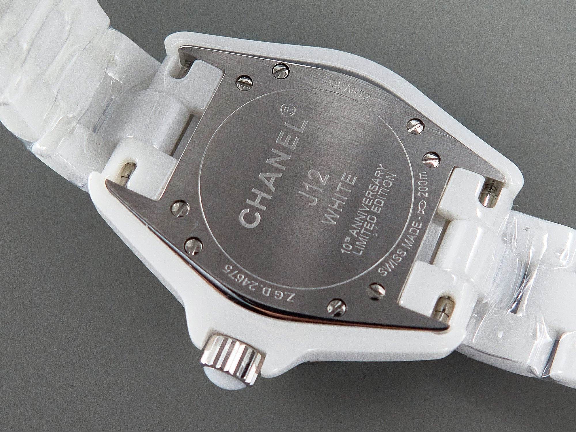 お得品‼chanelj12 値段スーパーコピー ウォッチ 防水 腕時計 ダイヤ飾り 男女兼用 H3442 ホワイト_9