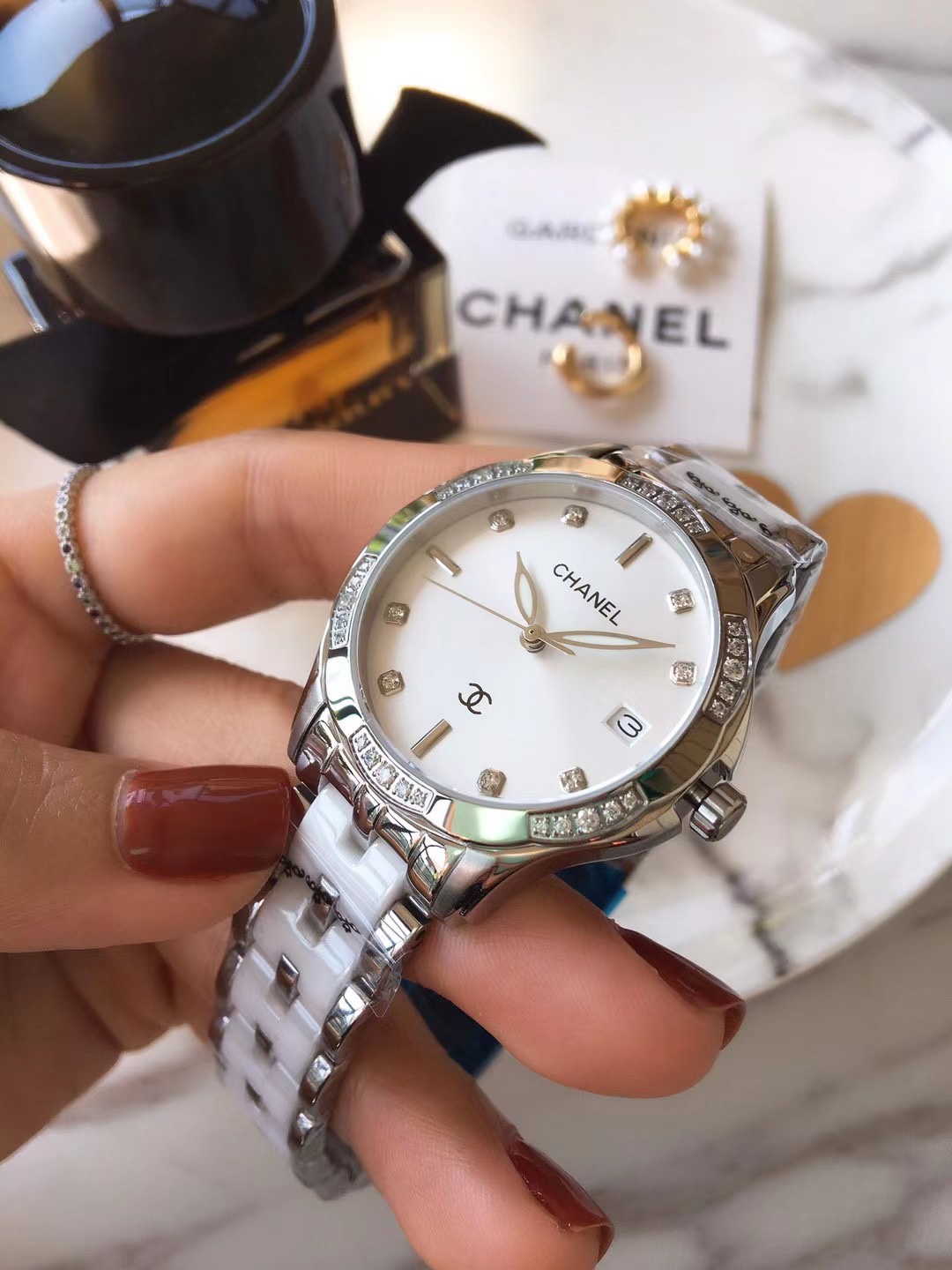 chanel の 時計スーパーコピー 腕時計 ウォッチ 優雅レディ 防水 ダイヤ付き ファッション 上質 多色可選_5
