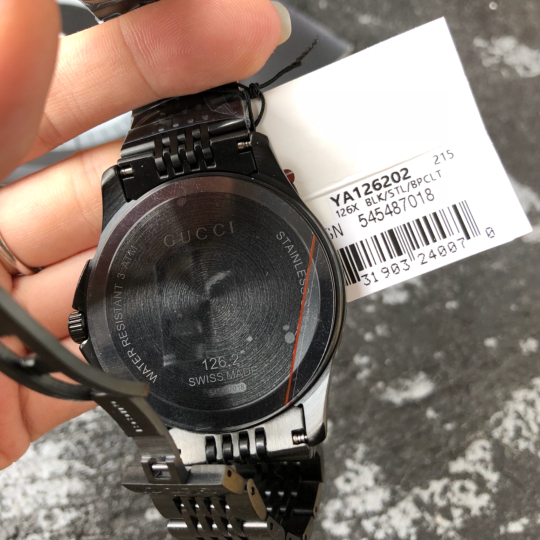 グッチ腕時計激安通販 ウォッチ  Gタイムレス ハンサム 紳士 ビジネス 防水 ブラック_6