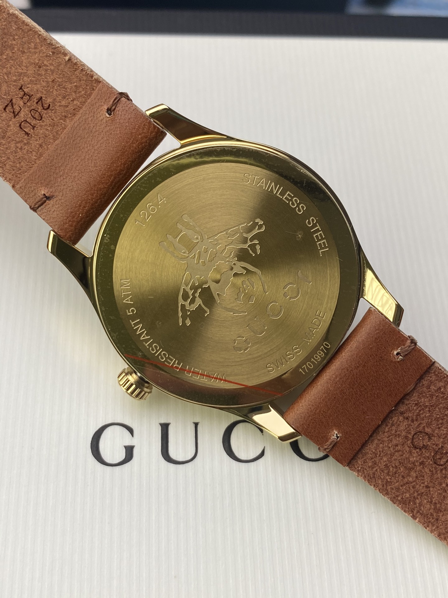 グッチ 腕時計 知恵袋スーパーコピー 防水 ウォッチ  Gタイムレス 蜜蜂ししゅう 高級感 ブラウン_7