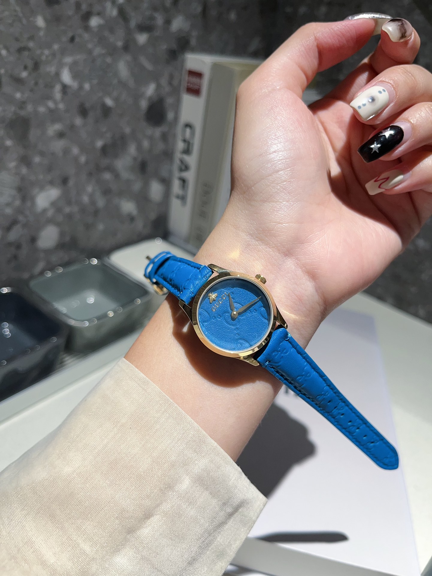 グッチ 時計 エプソン偽物 防水 ウォッチ  Gタイムレス 腕時計 シンプル 上質品 多色可選_9