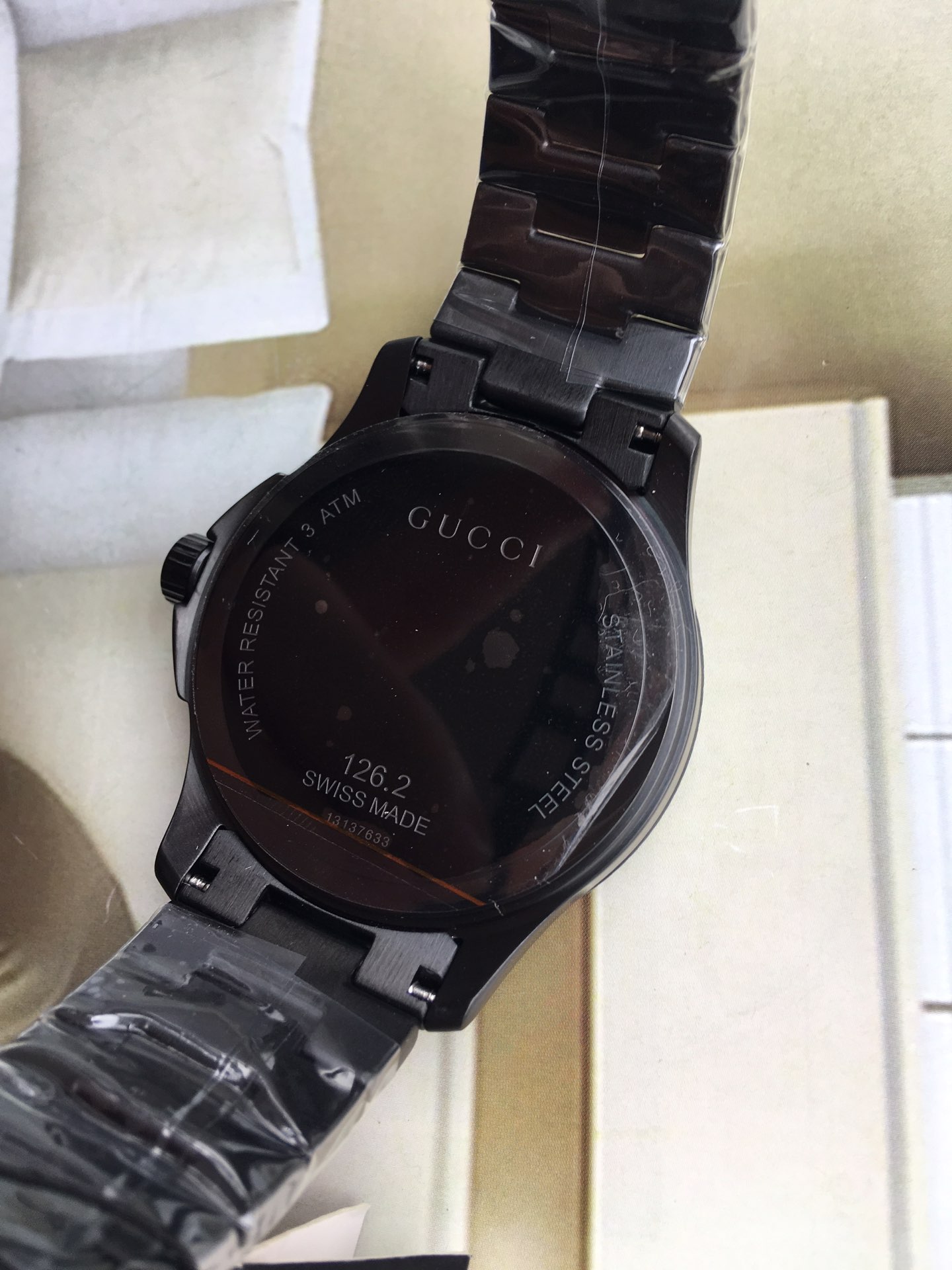 グッチ 時計 印象スーパーコピー ウォッチ 防水 ダイヴ 泳ぎ メンズ 紳士 スチールバンド ブラック_8