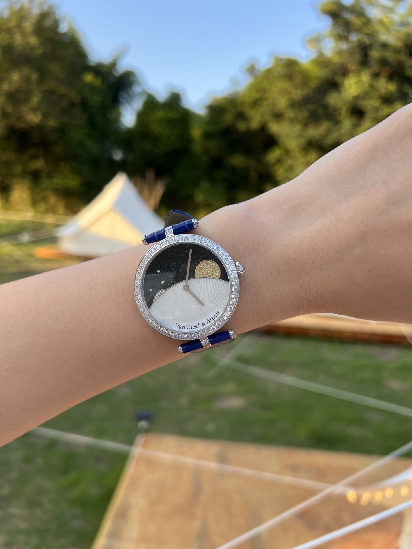 ヴァン クリーフ＆アーぺルポエティック偽物 本革 腕時計 ウォッチ ポエティック 高級感 ブラック_9