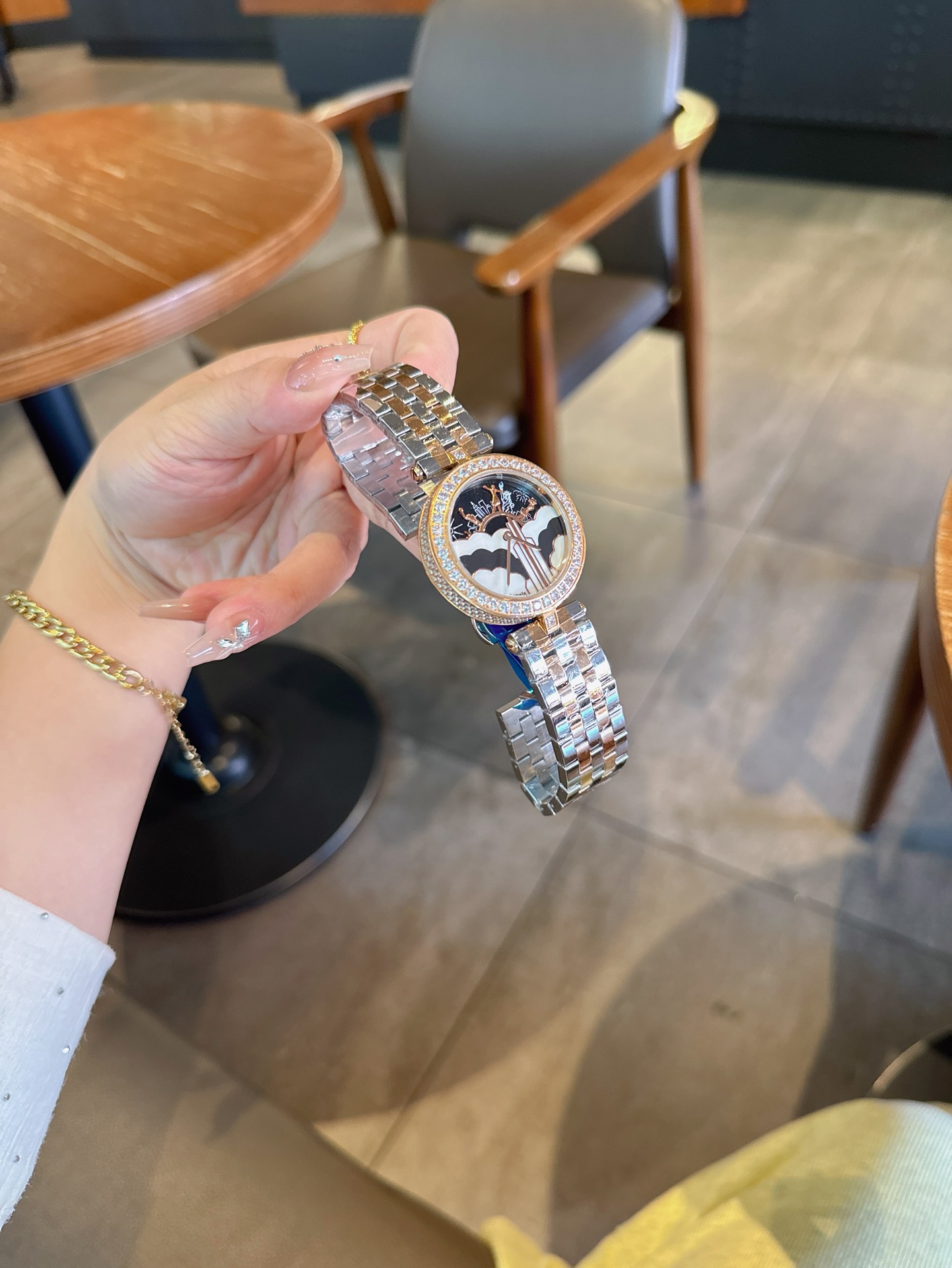 最新品 ヴァンクリーフ&アーペル 意味N級品 スチールバンド 腕時計 ウォッチ ポエティック 多色可選_6
